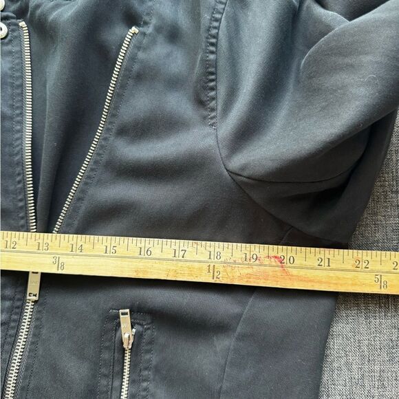 Abercrombie & Fitch Black Moto Jacket Asymmetrical Zipper
Size Large - Picture 10 of 12